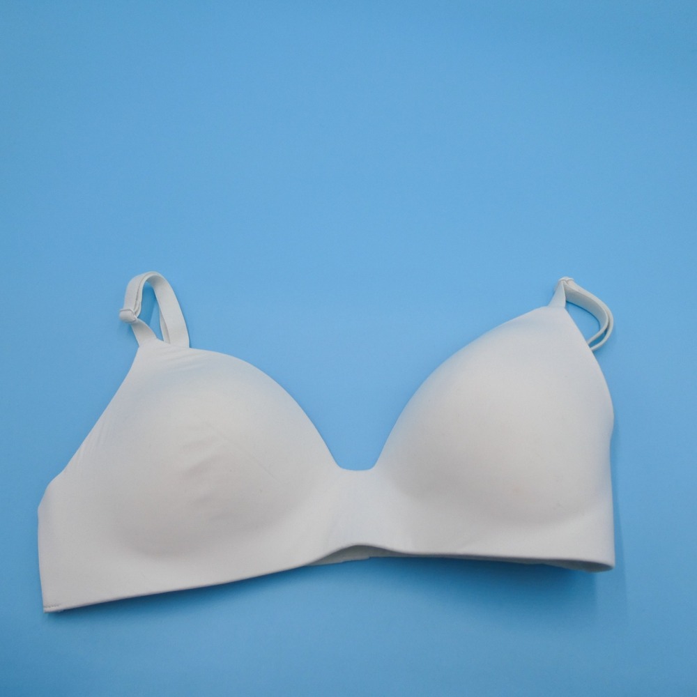 Victoria's Secret‎ Bra Womens 34D T-Shirt Lightly Lined Wireless White Nylon